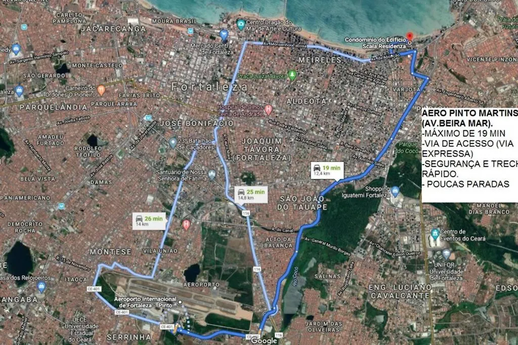13 Flat Beira Mar Com Energia, Vaga, 3 Camas, Wi-Fi E Ar Apartment Fortaleza   Fortaleza (Ceara)