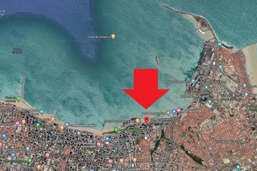 13 Flat Beira Mar Com Energia, Vaga, 3 Camas, Wi-Fi E Ar Apartment Fortaleza