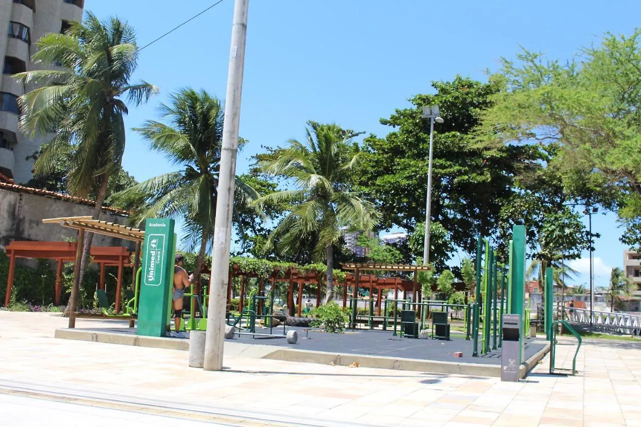13 Flat Beira Mar Com Energia, Vaga, 3 Camas, Wi-Fi E Ar Apartment Fortaleza  Brazil
